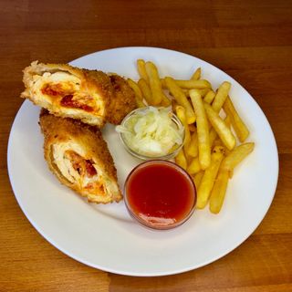 Pileća karađorđeva kulen i kačkavalj