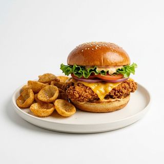 Hamburguesa De Pollo Picante