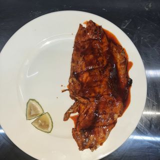 Fish Peri Peri + Chips OR Naan