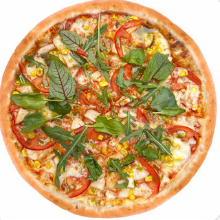 Піца Дельта з копченою куркою 