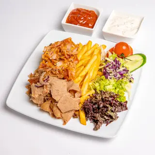 Hummus z mięsem