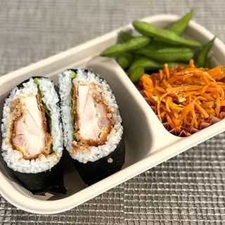 Chicken-Katsu Onigirazu Set - おにぎらず（チキンカツ）セット