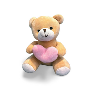 Oso Peluche corazón rosa