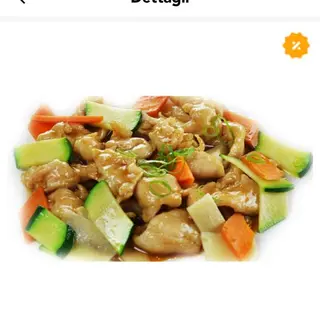 Pollo con verdure