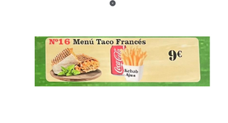 Nª16 Menú Taco Francés