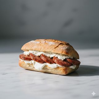 Salsiccia toscana e stracchino