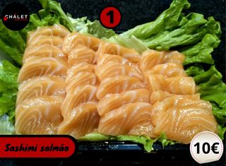 1. Sashimi Salmão