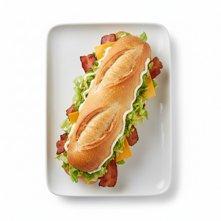 Baguette Con Bacon
