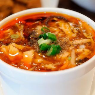 159. Sopa agripicante de marisco