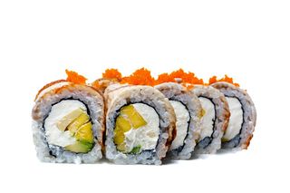 Рол Філадельфія з вугрем та манго 