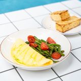 ომლეტი ფრანგული ლობიოთი