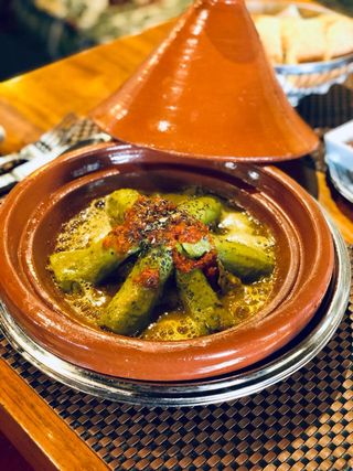 Tajine Lham bel Gar3a ou Zaatar 