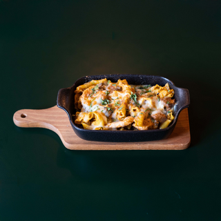 Campanelle con Pollo e Funghi