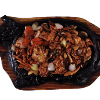 55. Пилешко на плоча (500г)