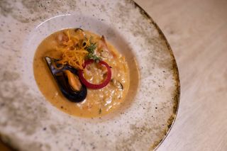 Risotto cu fructe de mare