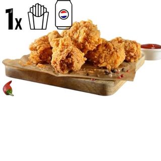 Hot spicy wings menu