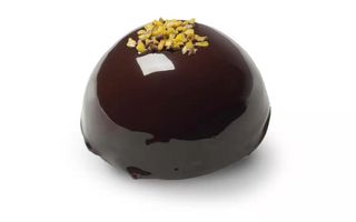 Cioccolatina con cuore di pistacchio