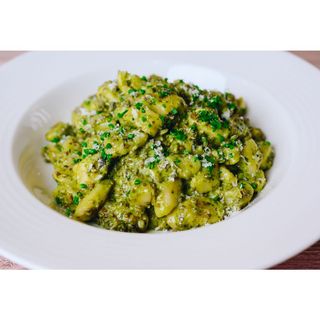 Mushroom + Pesto Gnocchi With Chicken