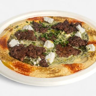 Hummus shakshuka verde kebab black angus halal