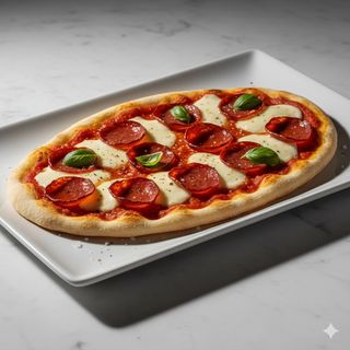 Pinza sin gluten pepperoni