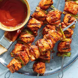 Plat Brochette De Volaille