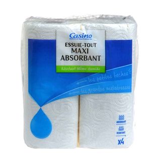 Essuie-tout maxi absorbant x4 - CASINO