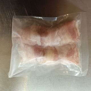 Uccelletti con scamorzine e pancetta affumicata 