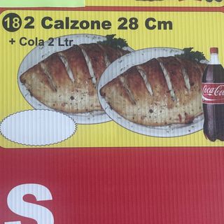 18. Oferta 2 Calzones (28 Cm.)