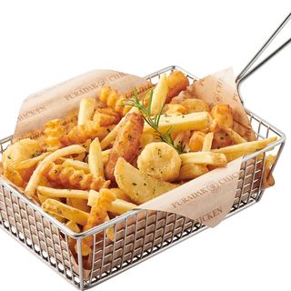 Festa de Batata com Molho e Queijo