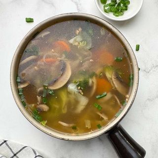 Clear Chicken & Vegetable Soup