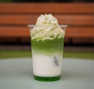 matcha zielone jabłko