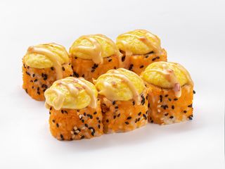 Запечений рол з креветками 