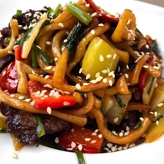 Жаренный лагман