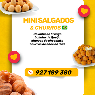 100 Churros + MiniSalgados 