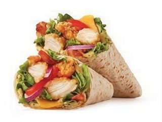 Piadina con pollo croccante