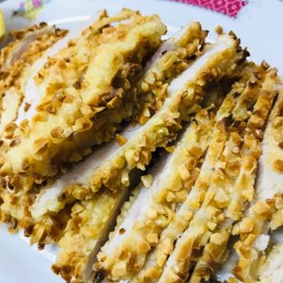 -121-Pechuga De Pollo Frita Almendrada