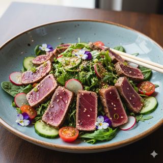 Салата с риба Тон Татаки