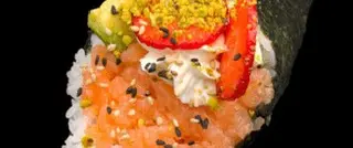 Salmao bombom Temaki