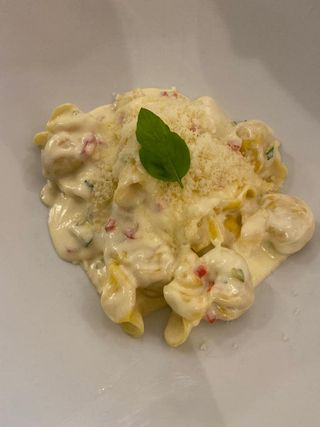 Fiocchi Di Pere Al Parmigiano Con Crudit