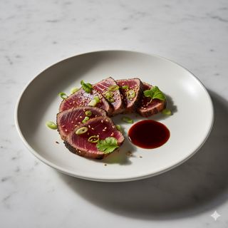 Tataki De Salmón Con Salsa Tataki Picante