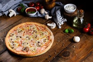 Pizza Prosciutto e Funghi - 450g