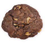 Galleta Doble De Chocolate Con Nueces