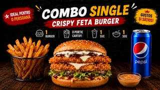 Combo Crispy Feta Burger