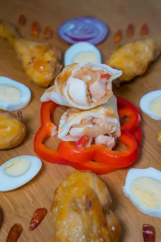 Empanada de pollo picante
