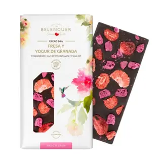 Chocolate Belenguer De Fresa Con Yogur Y Granada (105 G.)