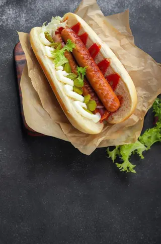 Sandwich Saucisse+frites