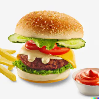 Premium Angus Double cheese бургер