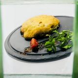 Carne de porc cu cașcaval si ciuperci