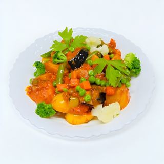 Danie z mieszanką warzyw