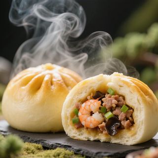 Nomada  BaoXL Crujiente de Cerdo, Gambas y hongo negro